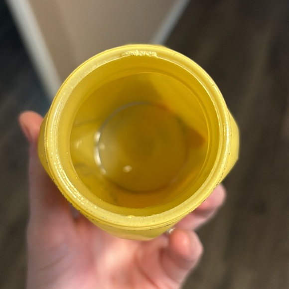 Vintage Hocking Shaker Set Flour Sugar Yellow Fired On Art Deco Range - Picture 11 of 15